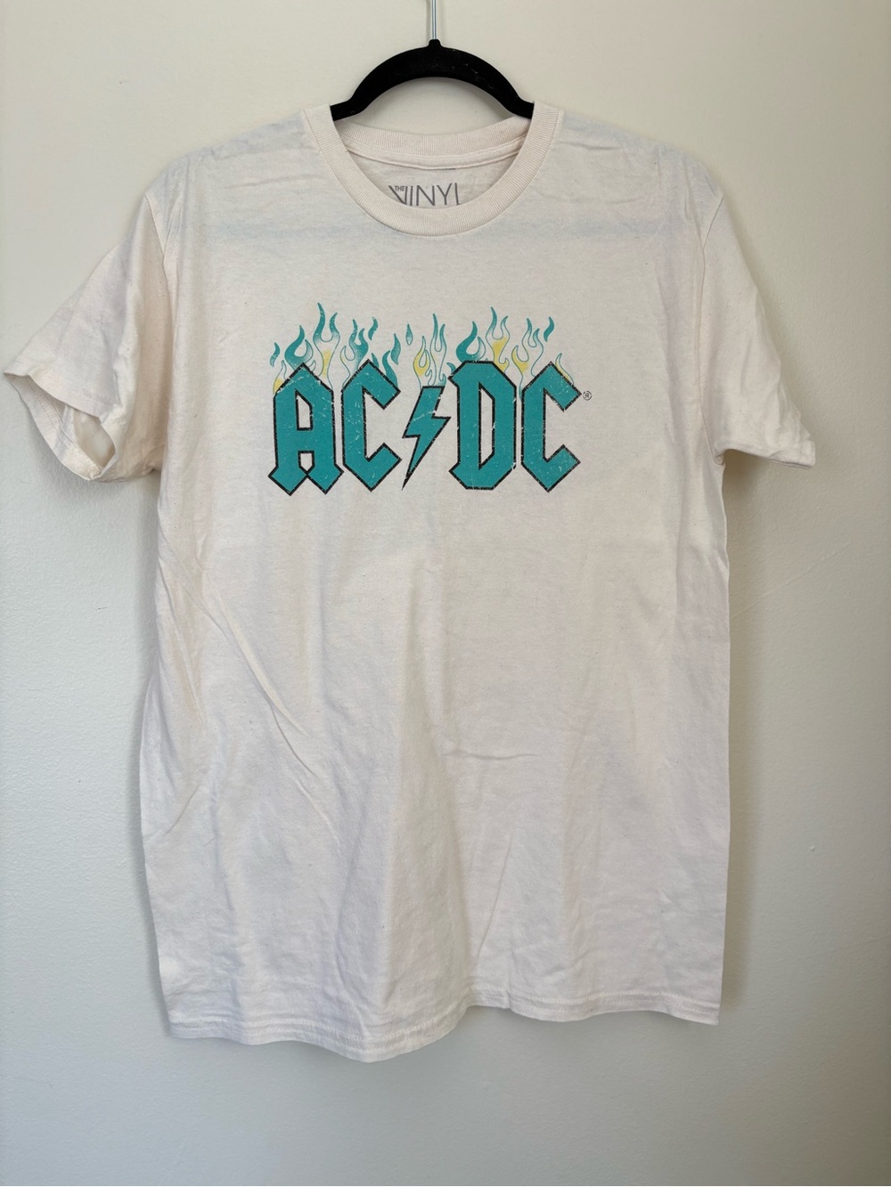 AC/DC Graphic Band Tour Tee Size Small